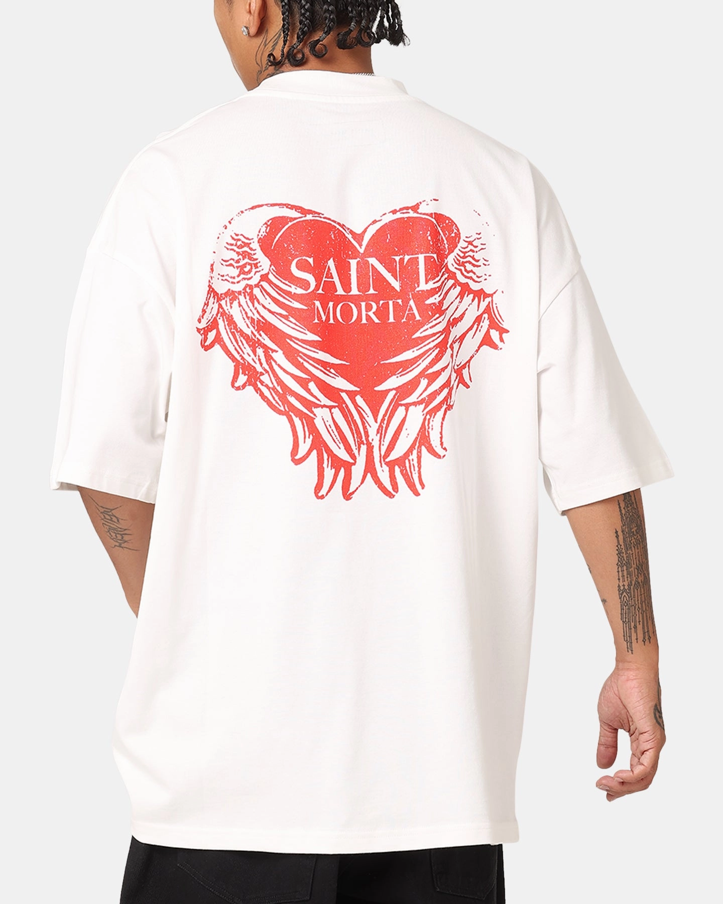 Comfortable Design AllDayComfort Saint Morta Angelic Heart T-Shirt Off White