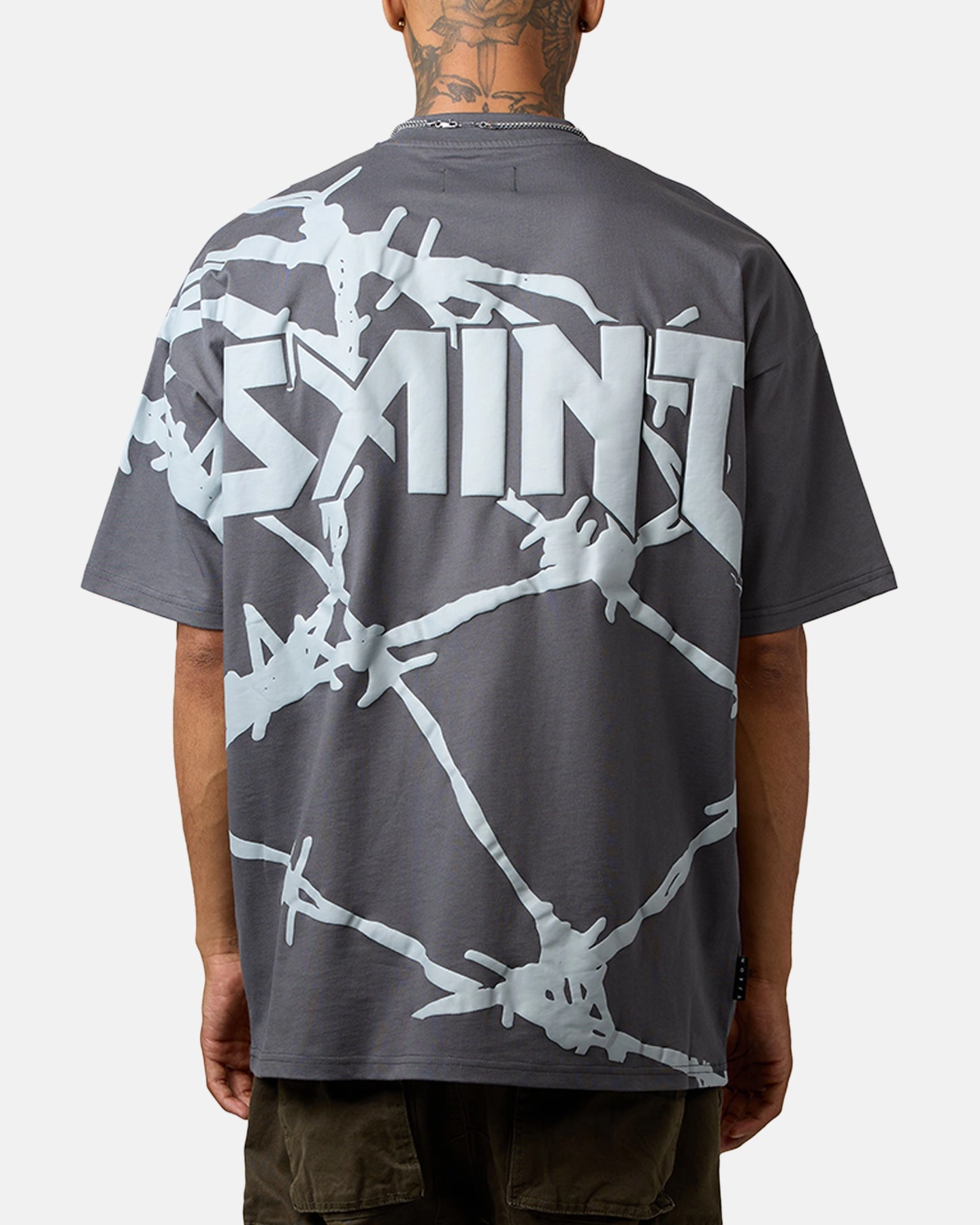 LongLastingDurability Saint Morta Barberry Boxy T-Shirt Gray