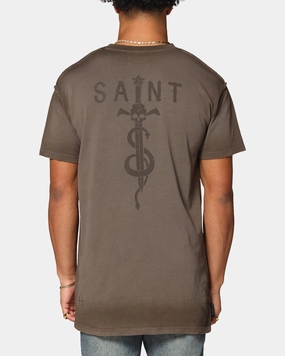 ChafeFreeEdging Saint Morta Daggers Lafayette T-Shirt Contrast Brown