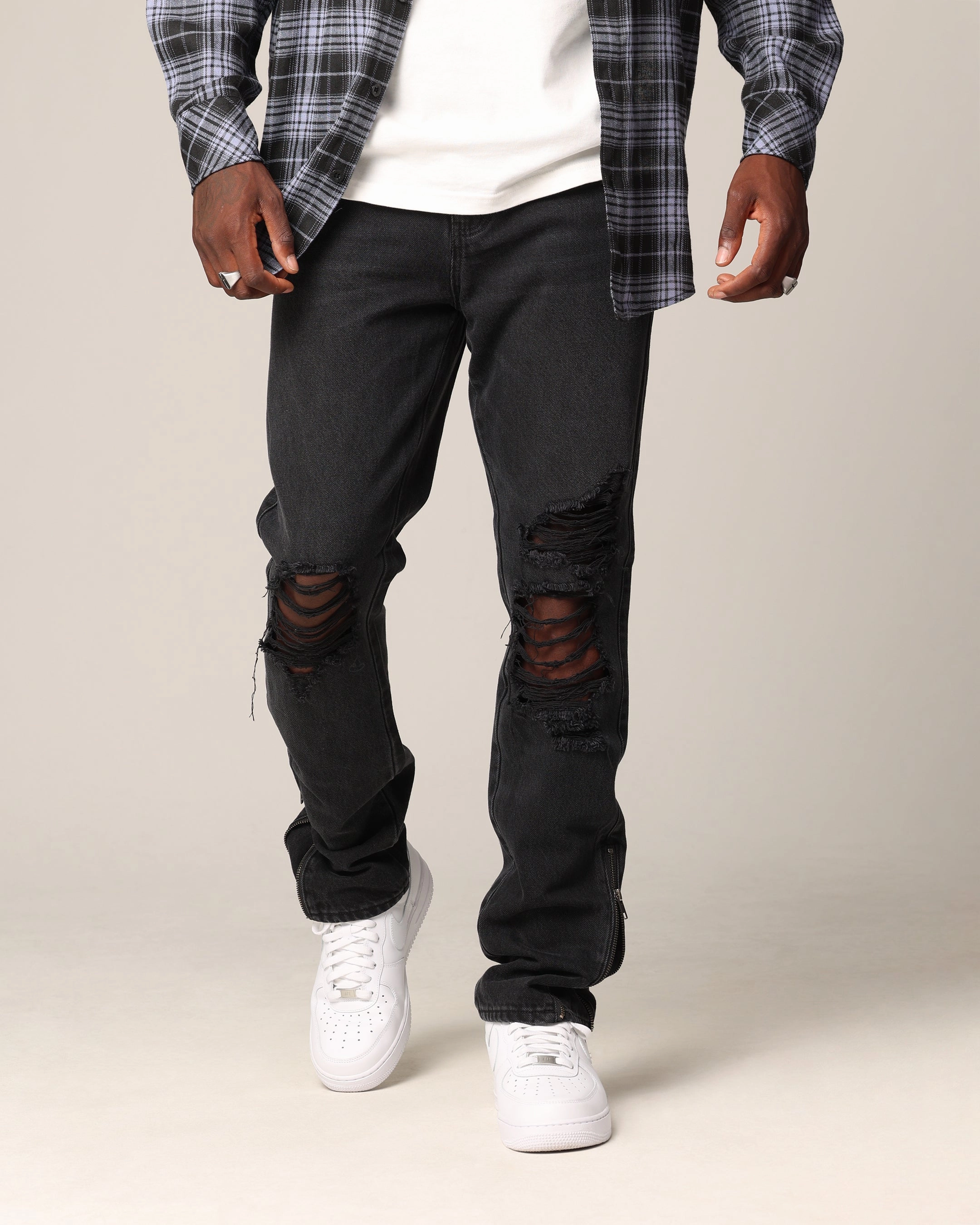 Odor Control Fabric Saint Morta Deadbeat Fimi Jeans Black Shadow