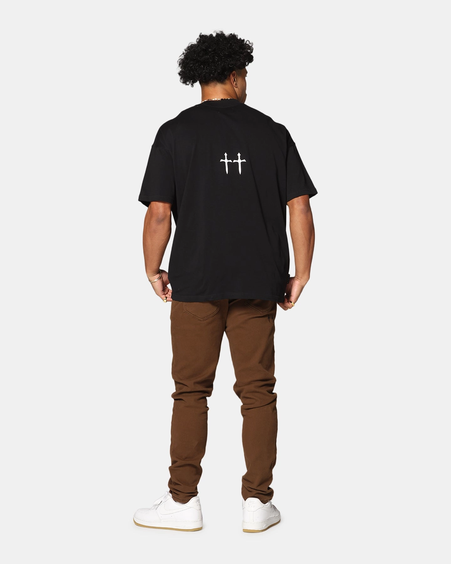 Saint Morta Dynasty Boxy T-Shirt Black AntiStatic Treatment