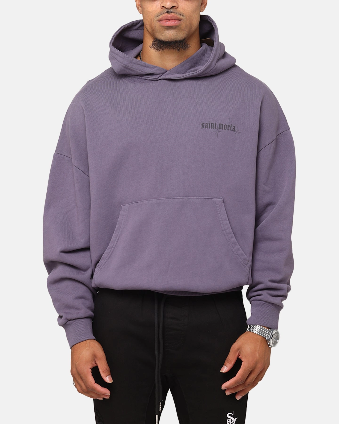 Tailored Silhouette Saint Morta Ethereal Hoodie Purple