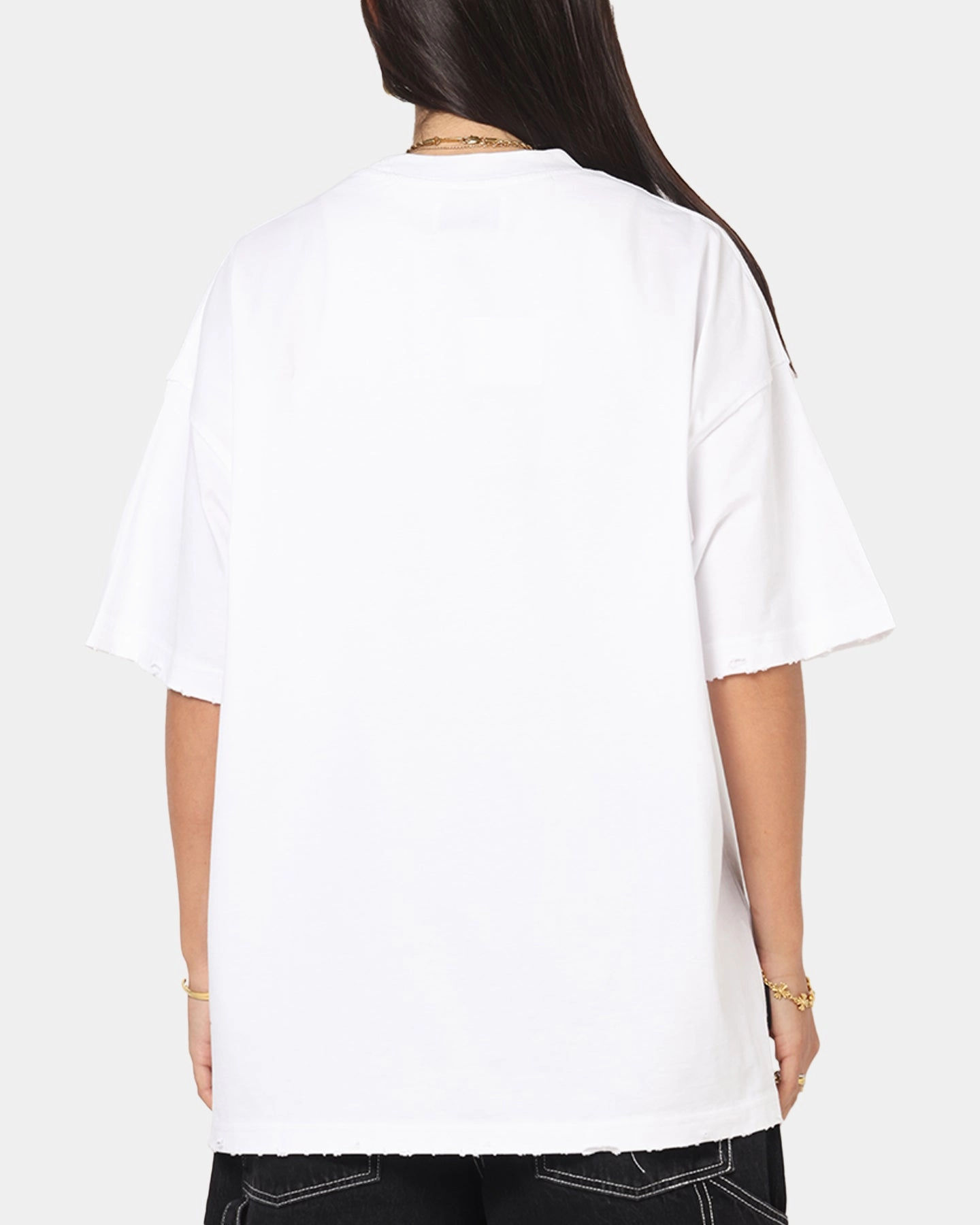 AntiPill Surface Saint Morta Fray Boxy T-Shirt White