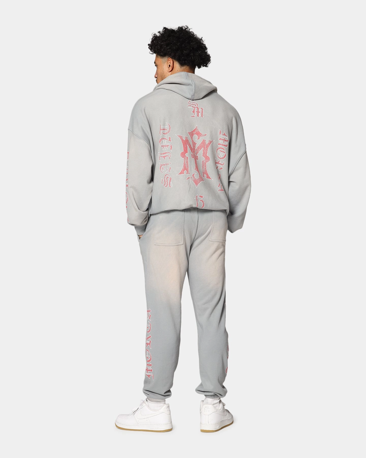 NoSlipSurface Fitted Tank Saint Morta Hardcore Boxy Hoodie Sunfade Grey