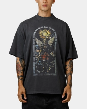 Saint Morta Kingdomcome Boxy T-Shirt Washed Charcoal SnagResistant