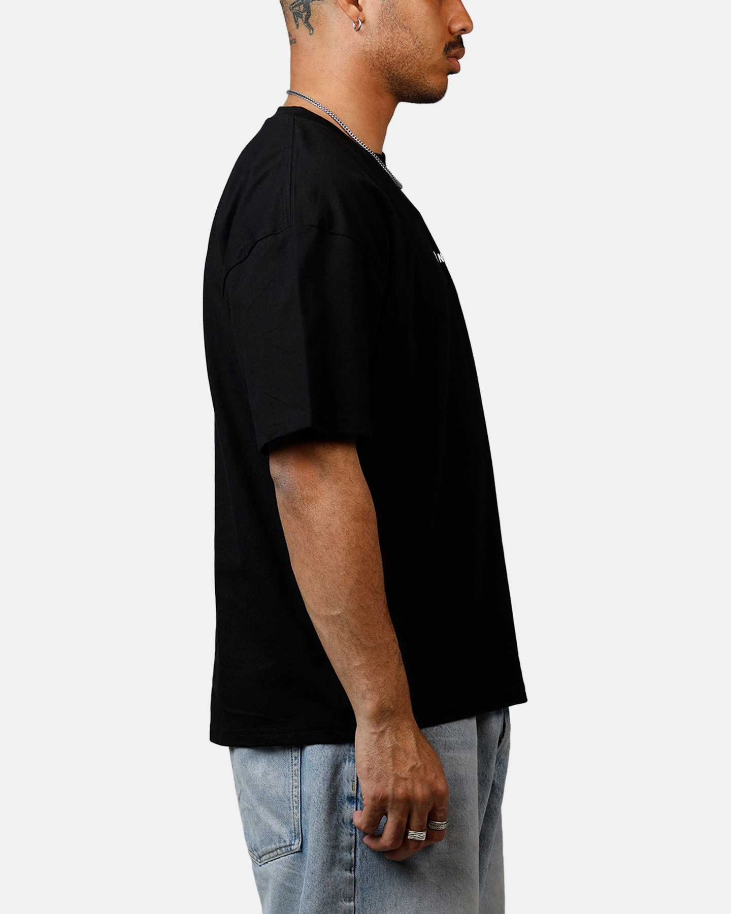 DropShoulderConstruction Anti Bacterial Layer Saint Morta Omise T-Shirt Black