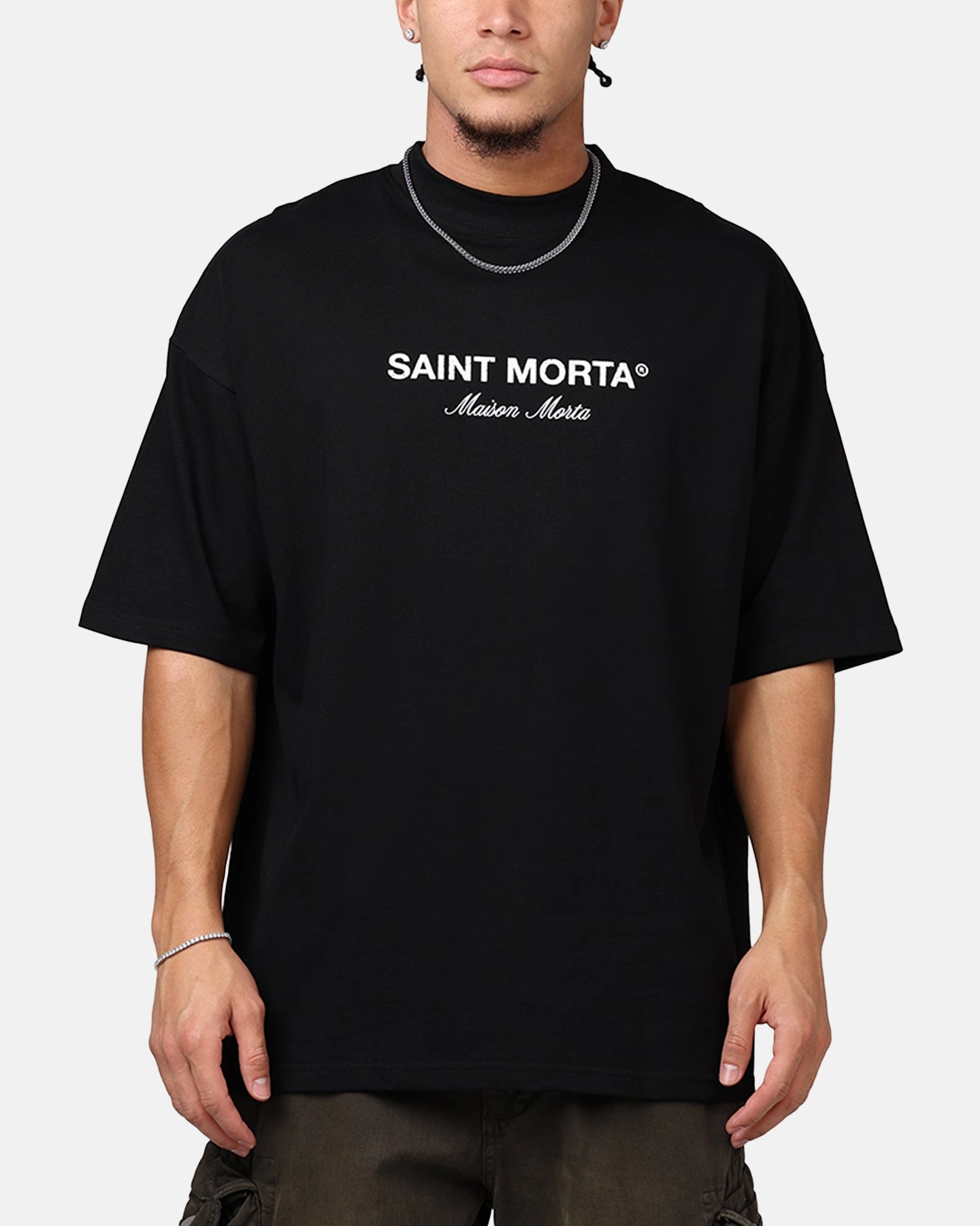 High Durability Material Saint Morta Skeleton Keys T-Shirt Black
