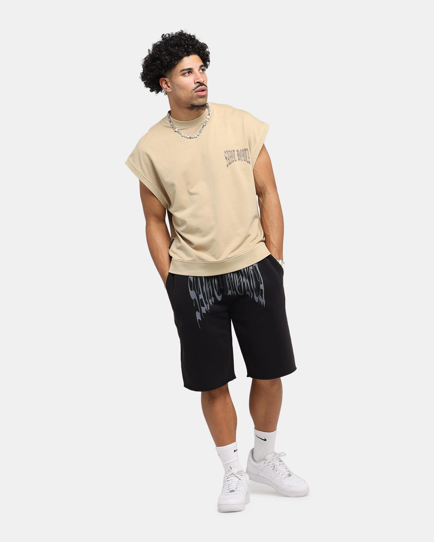 Antimicrobial Finish Saint Morta Vill Park Cut Off Sweater Pigment Stone