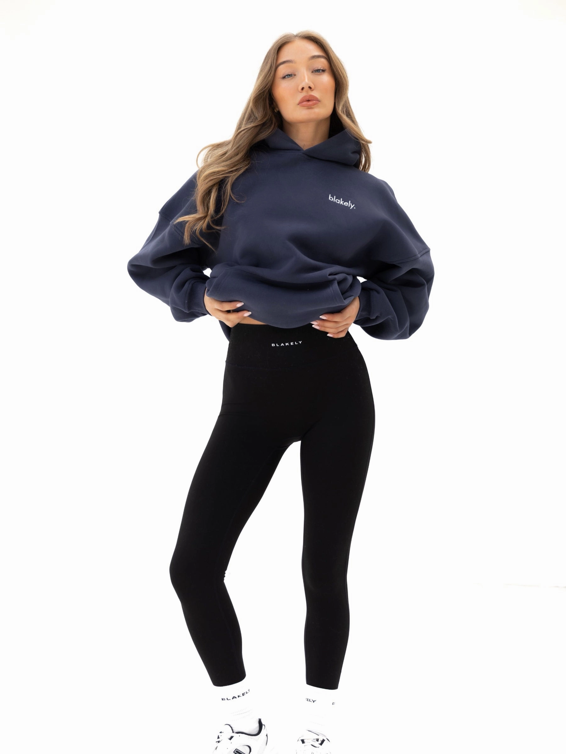 Breathable Shape Sami Oversized Hoodie - True Navy