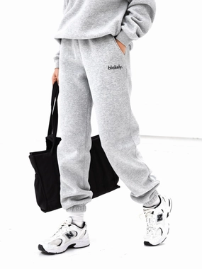 Breathable Comfort Fit Non Binding Waist Sami Sweatpants - Marl Grey