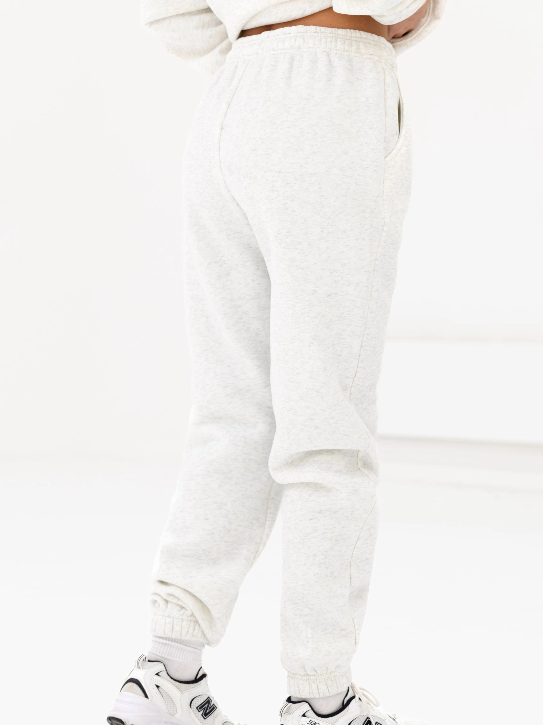 Casual Active Wear All Day Use Sami Sweatpants - Marl White