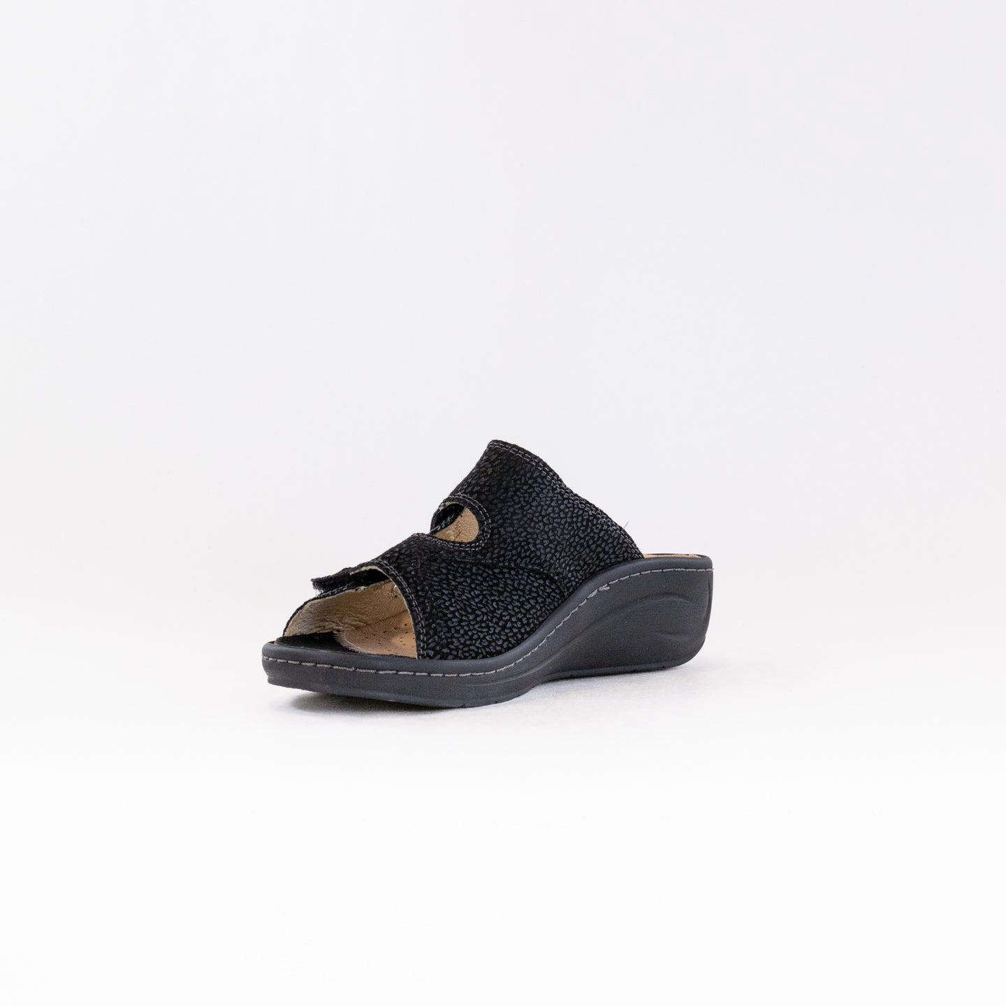 Car Ride Fidelio Hallux 434113 (Women's) - Black Print Suede