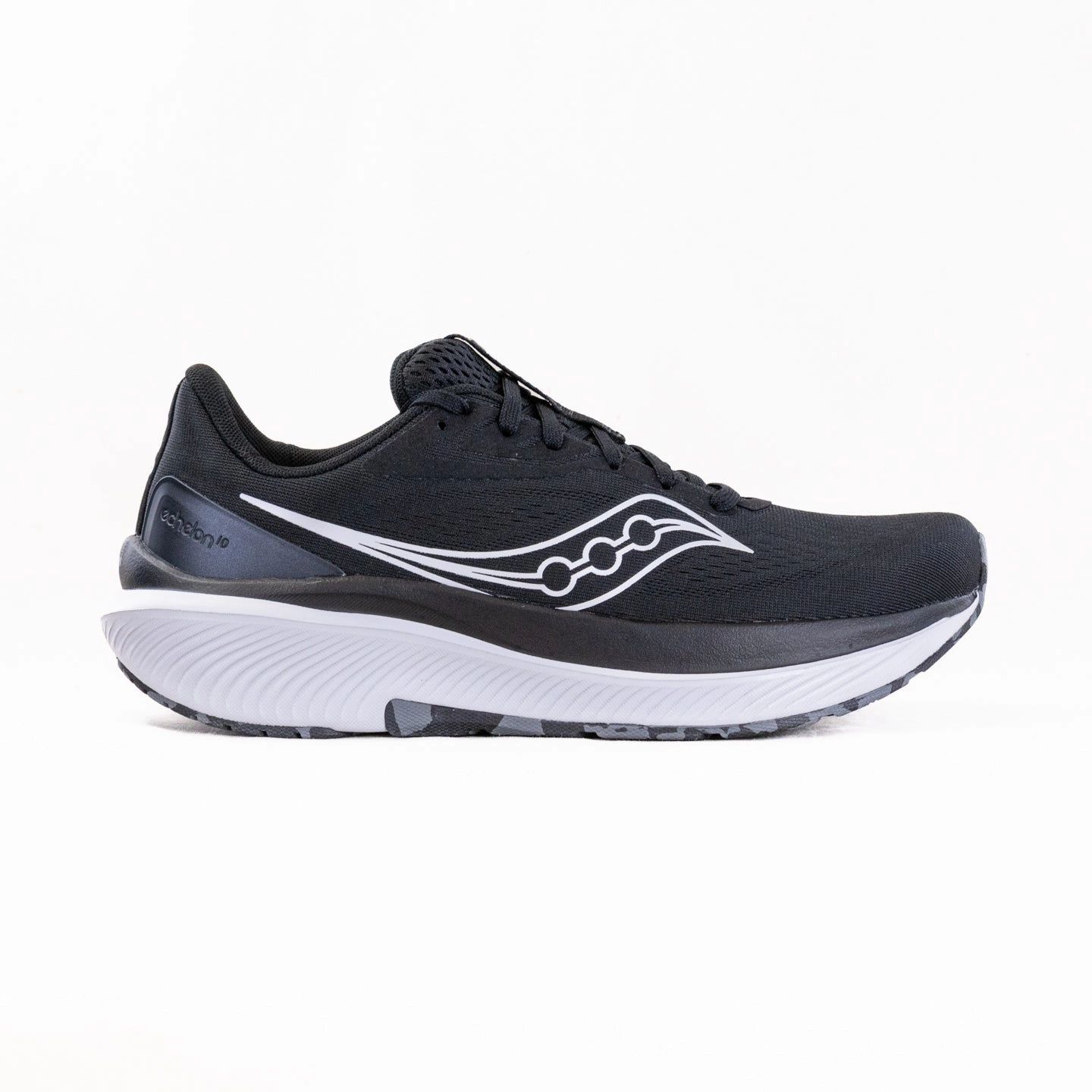 Moisture   Wicking Fabric Saucony Echelon 10 (Men's) - Black/Silver