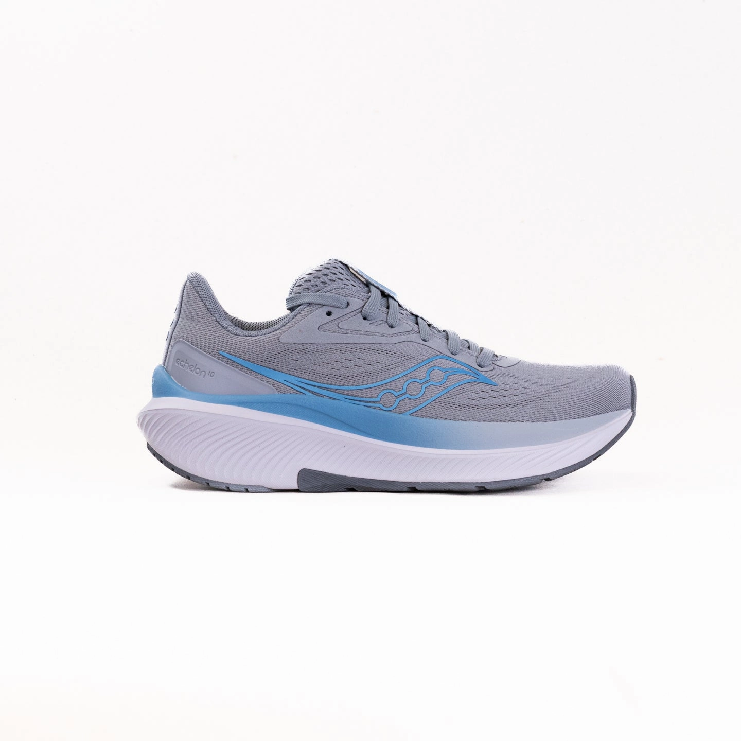 Saucony Echelon 10 (Women's) - Flint/Breeze Casual zero - heel shoes