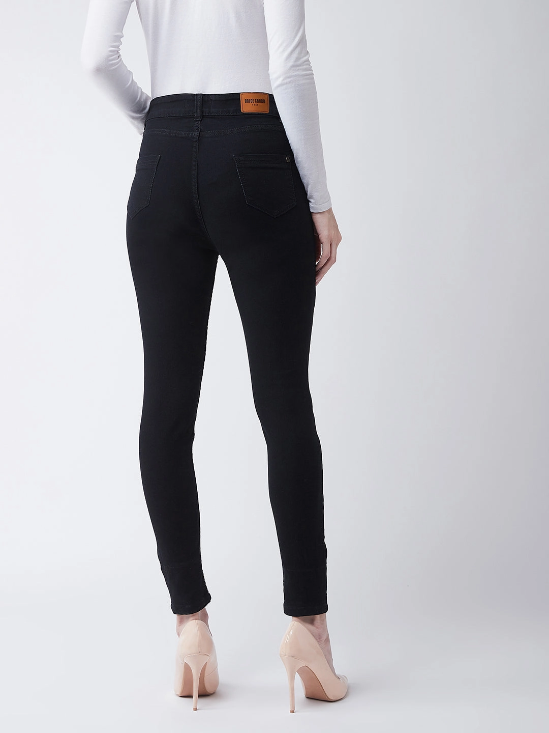 Style Statement 24/7 Comfort Black High-Rise Slim-Fit Stretchable Denim Jeans