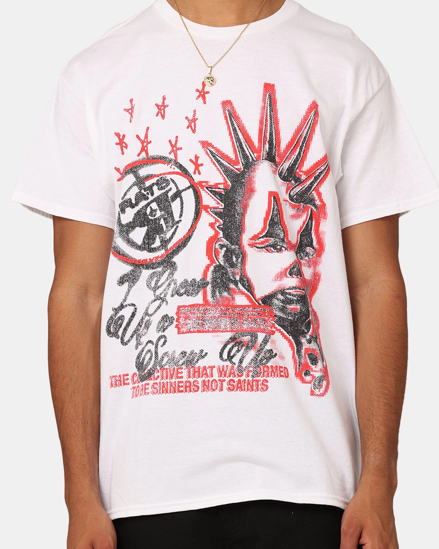 Stretchable Material Eco friendly materials Rats Get Fat Screw Up T-Shirt White