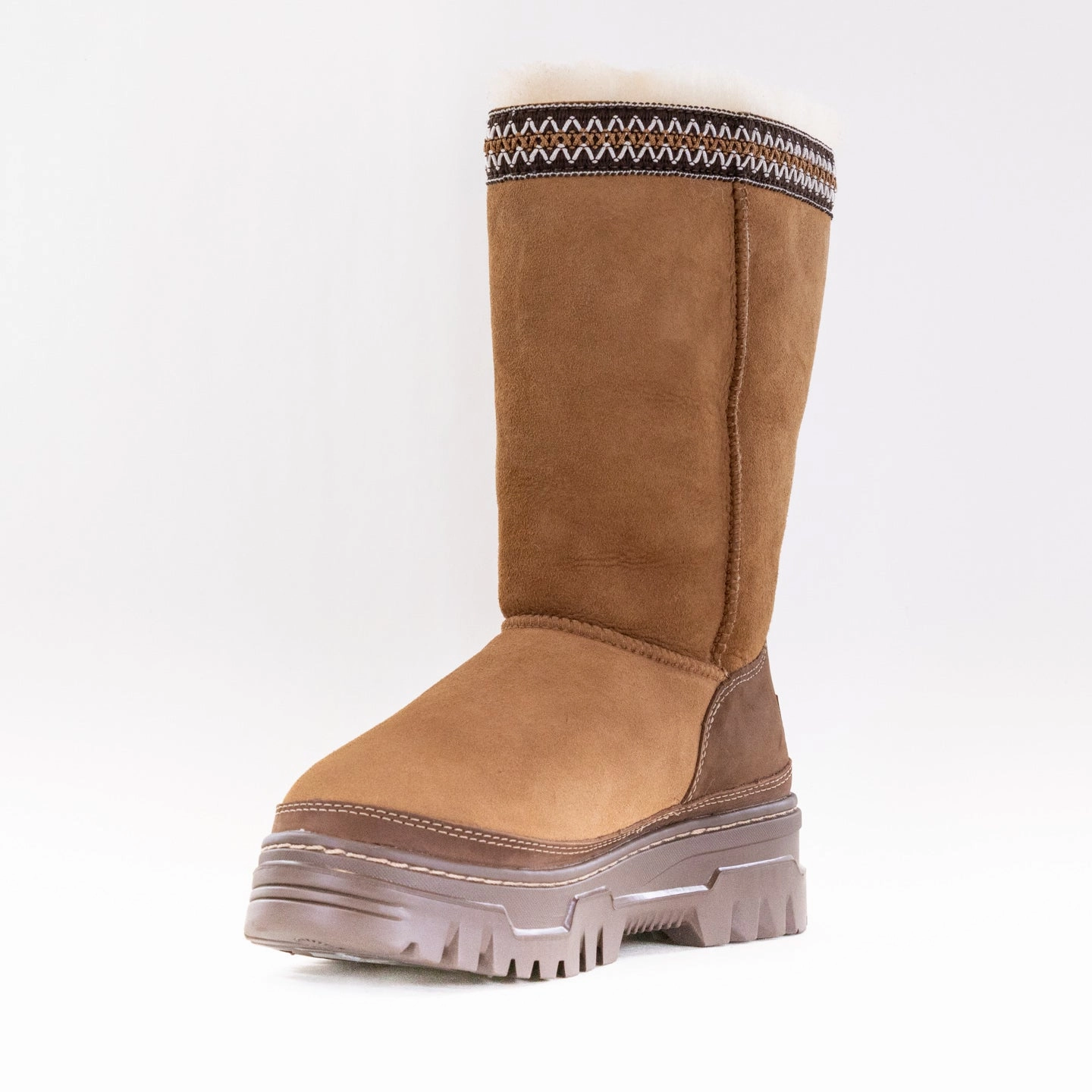 Ugg Classic Tall Trailgazer (Women's) - Chestnut Slip Resistant Urban Commute