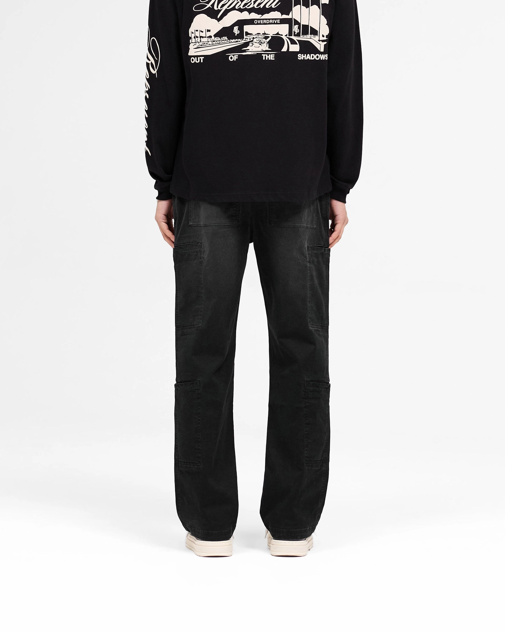 Durable Construction Easy Stretch Season Cargo Pant - Jet Black