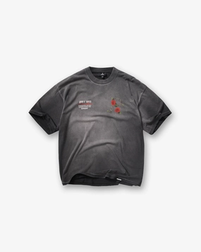 Chill Comfort Wear Represent X Guns N' Roses Tour T-Shirt - Stained Black