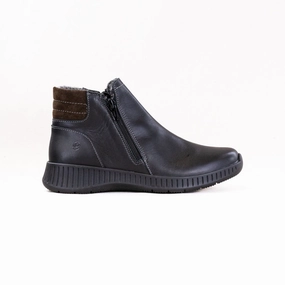 Suave Geneve Boot (Women's) - Black/Tobacco Breathable mesh