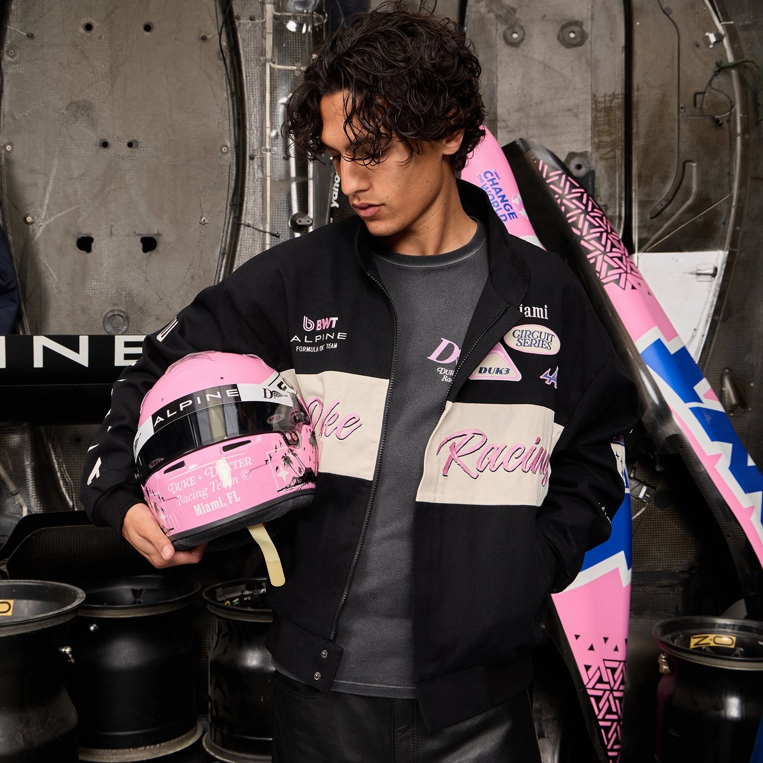 Mild Weather Layer Alpine Formula One Team Racing Jacket