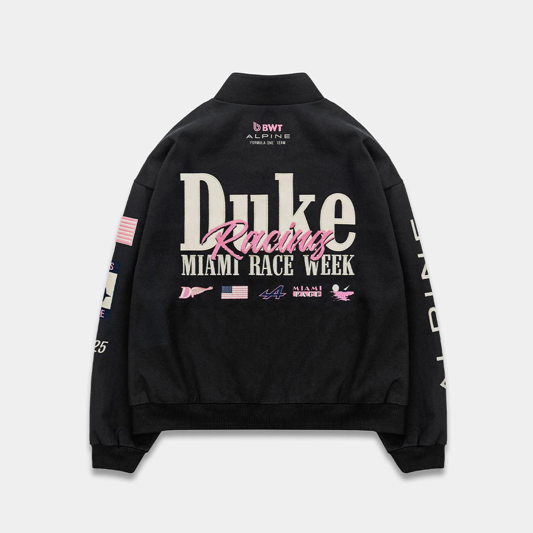 Alpine Formula One Team Racing Jacket Layered Neckline