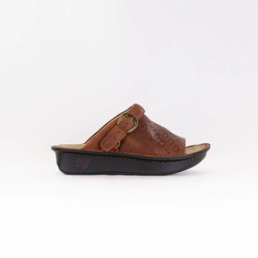 Alegria Klover (Women's) - Burnished Tawny Leather Travel