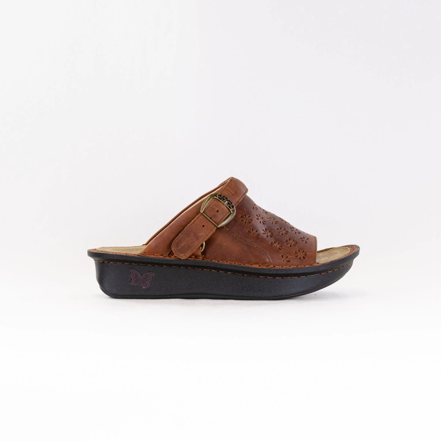 Alegria Klover (Women's) - Burnished Tawny Leather Travel