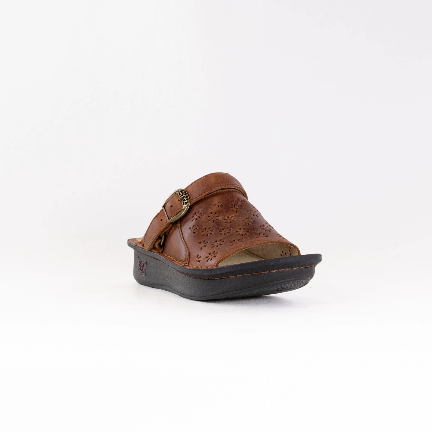Alegria Klover (Women's) - Burnished Tawny Leather Stylish Adventure Footwear
