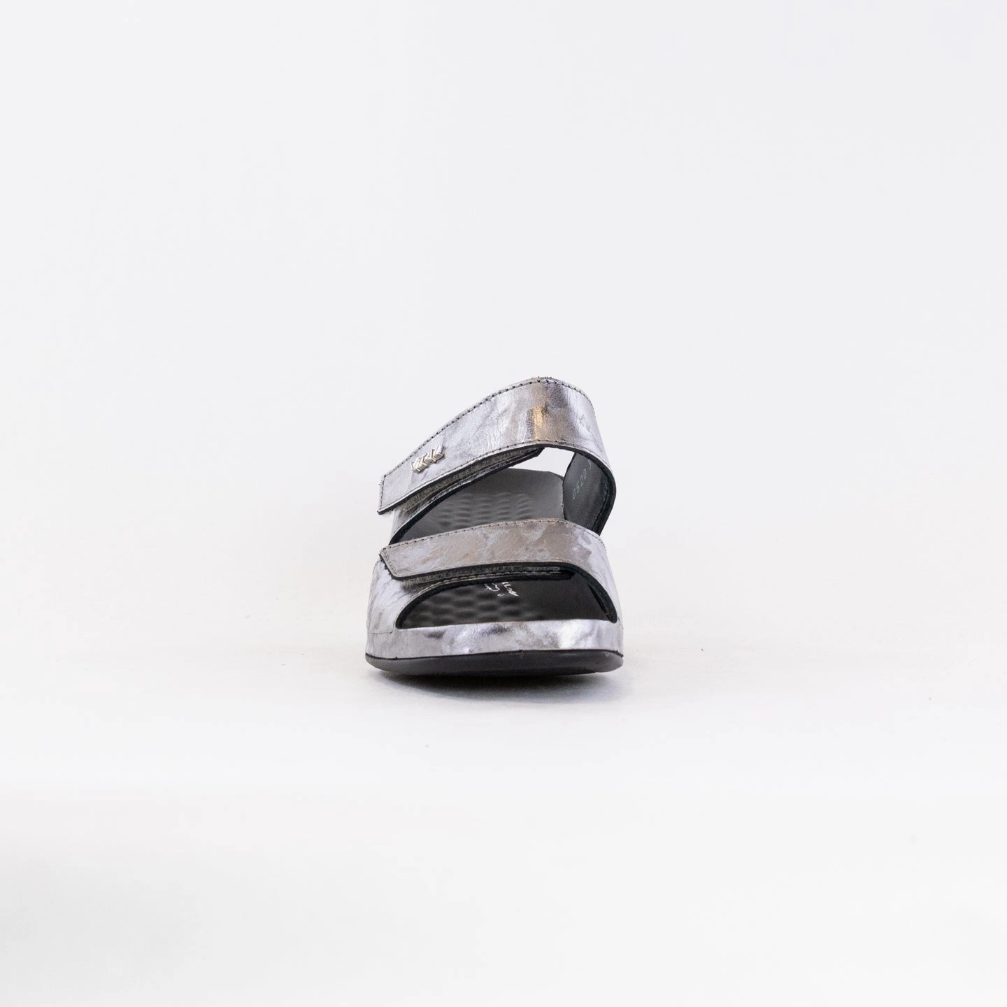 Vital Joy Mule Sandal (Women's) - Platinum Metallic Leather All-day Comfort Shoes