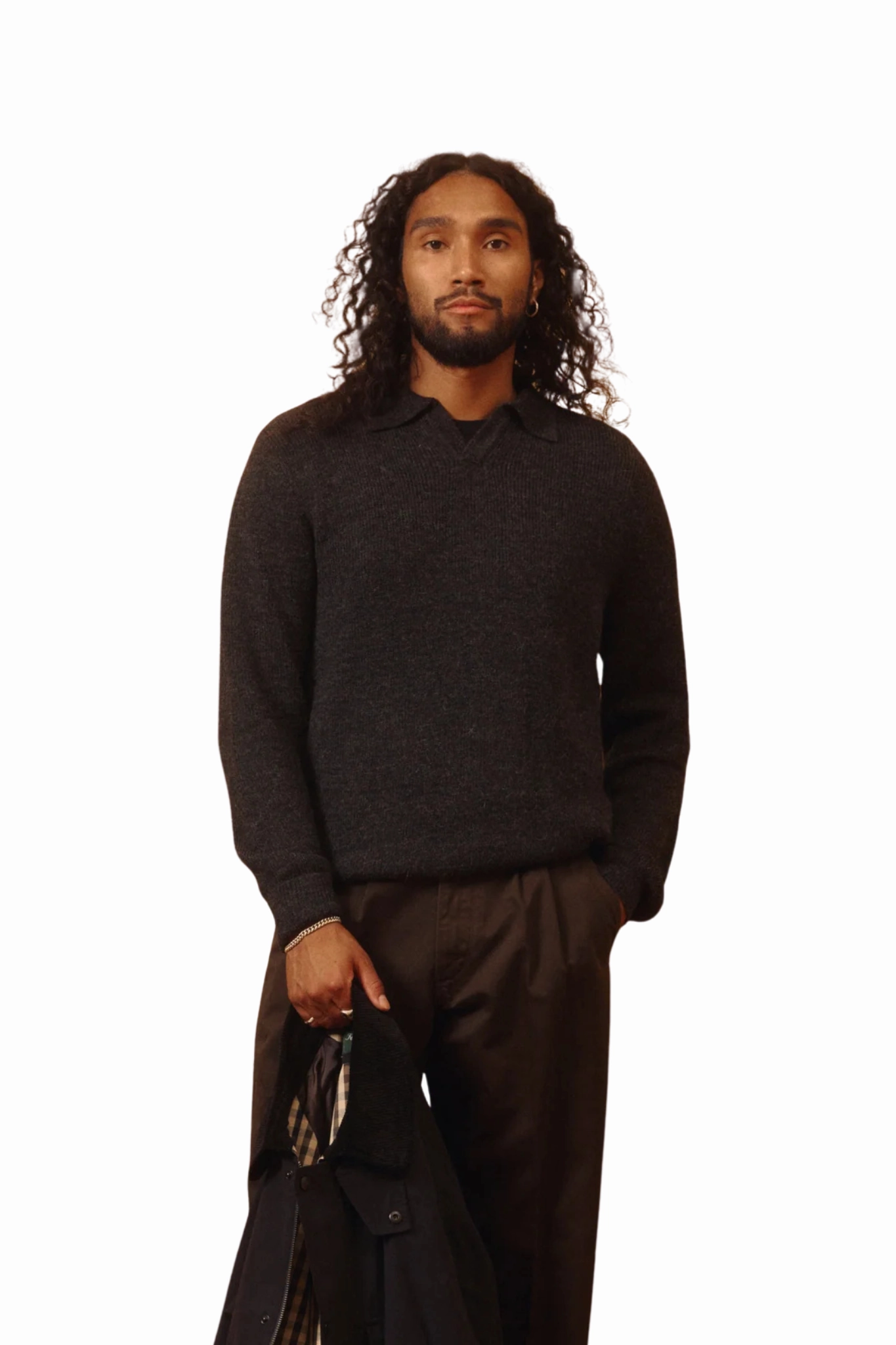 hypoallergenic material Shaker Alpaca Sweater