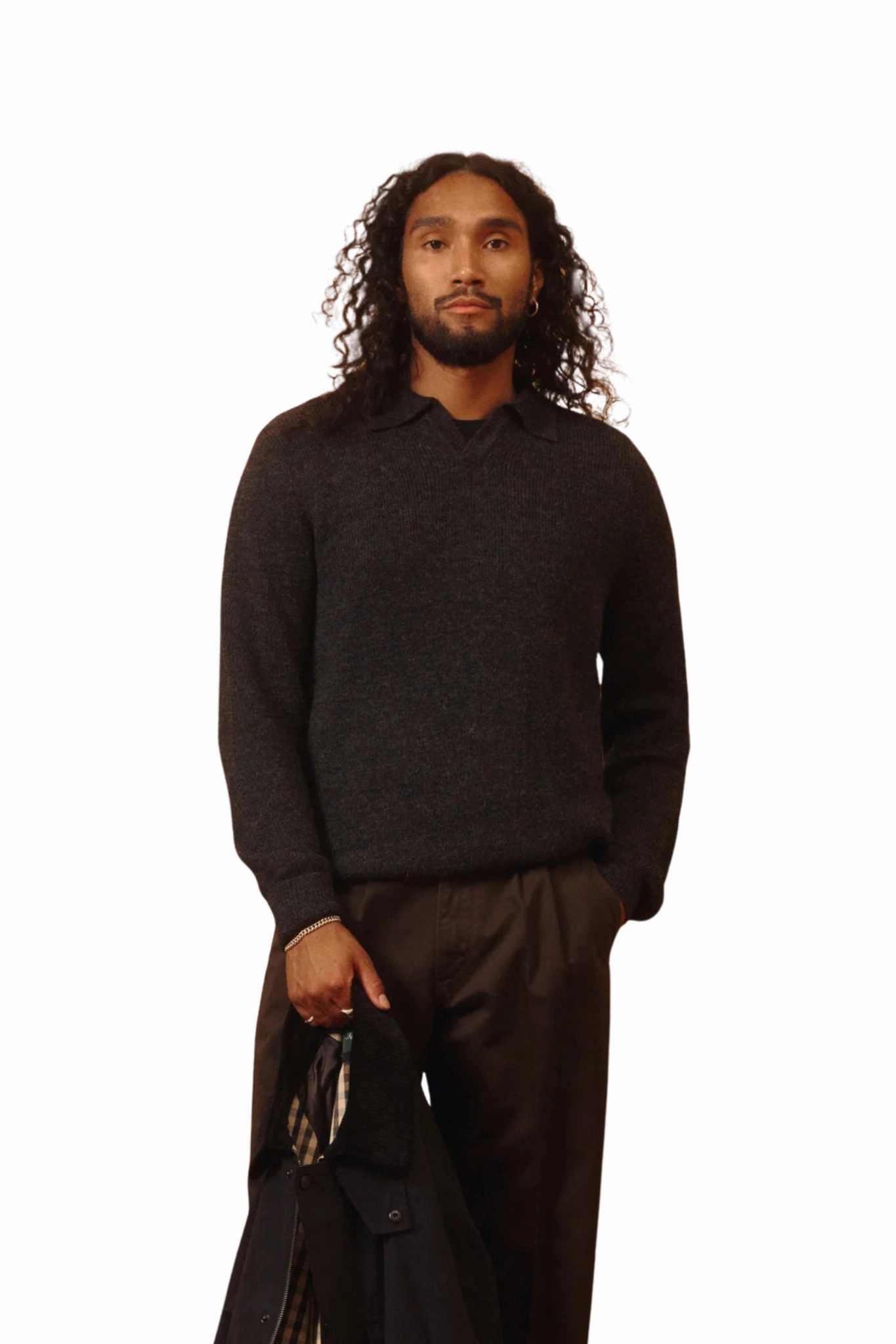 Shaker Alpaca Sweater Calm Tones