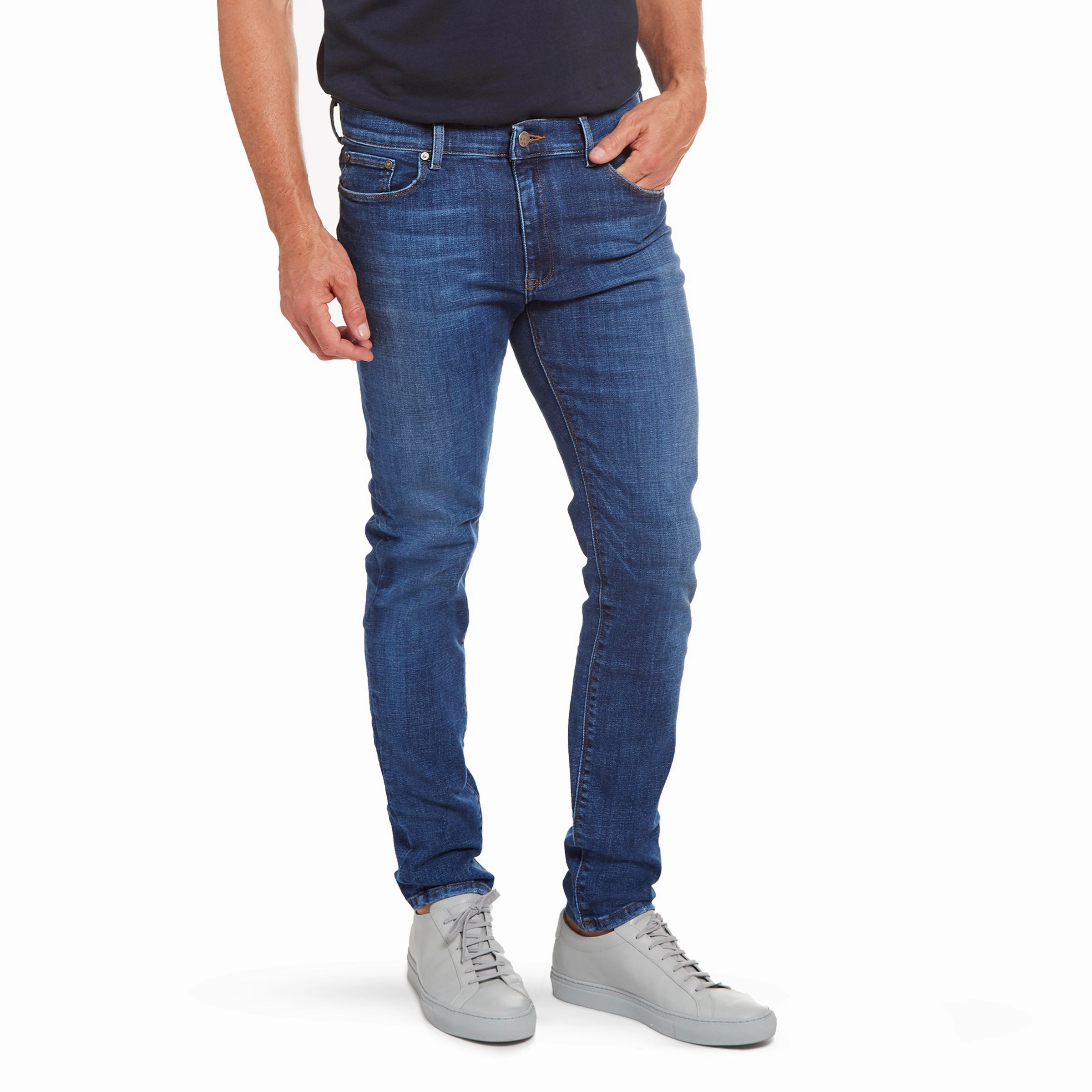 Skinny Wooster Jeans Lockstitch Construction