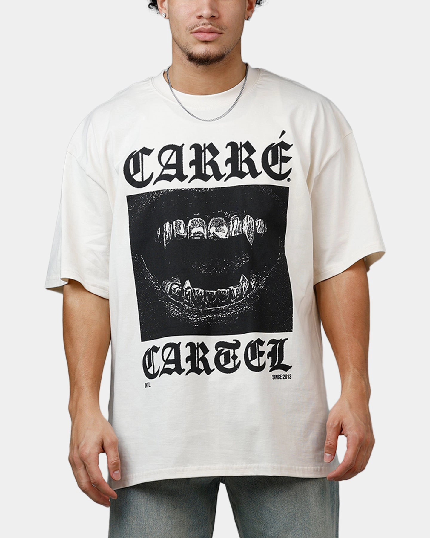 Carre Cartel T-Shirt Off White Eco friendly materials