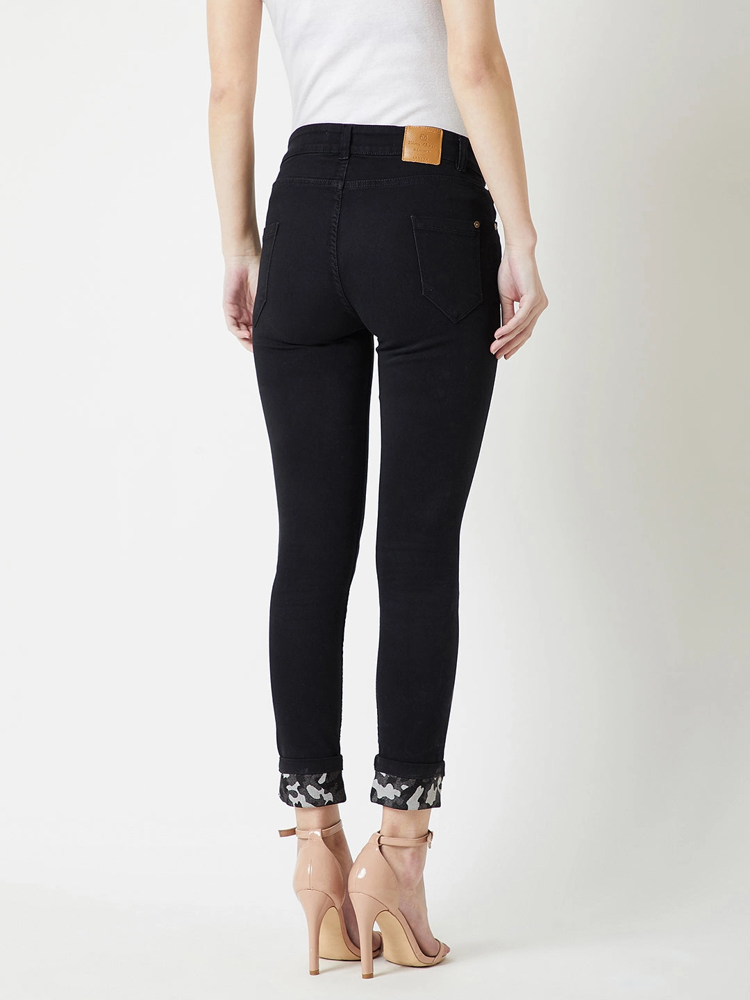 Casual Smart Casual Unisex Wear Summer Vibes 24/7 Comfort Black High-Rise Slim-Fit Stretchable Denim Jeans