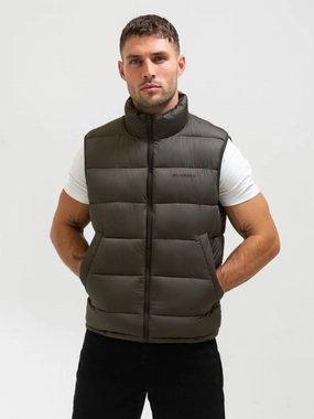 retro look Stretch Cloth Ultimate Gilet - Slate