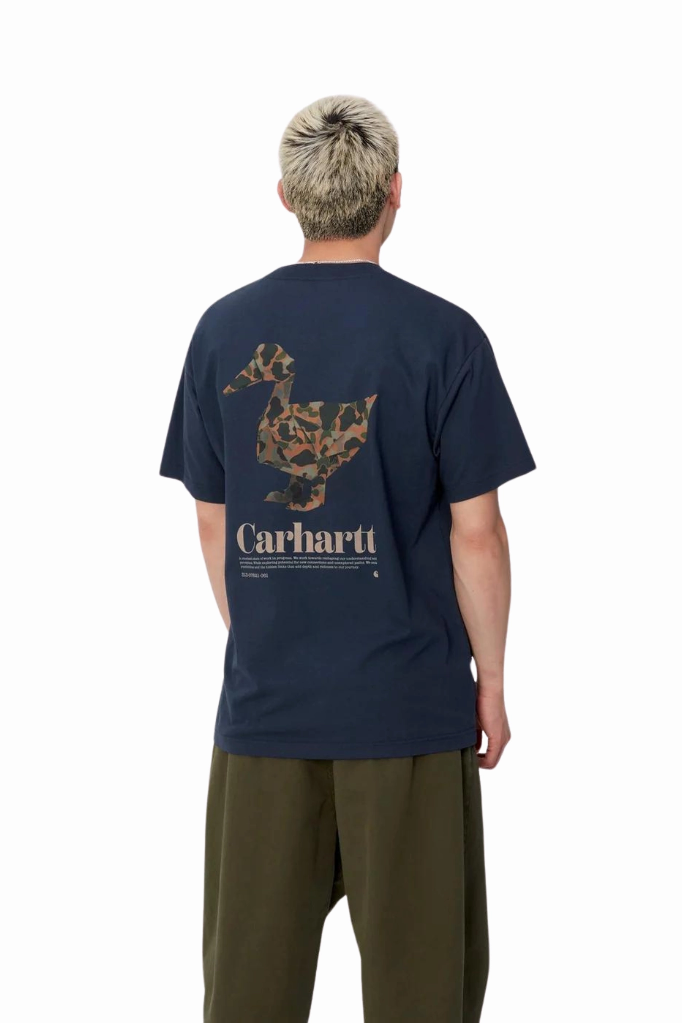 Sporty Look Short Sleeve Fold Duck T-Shirt