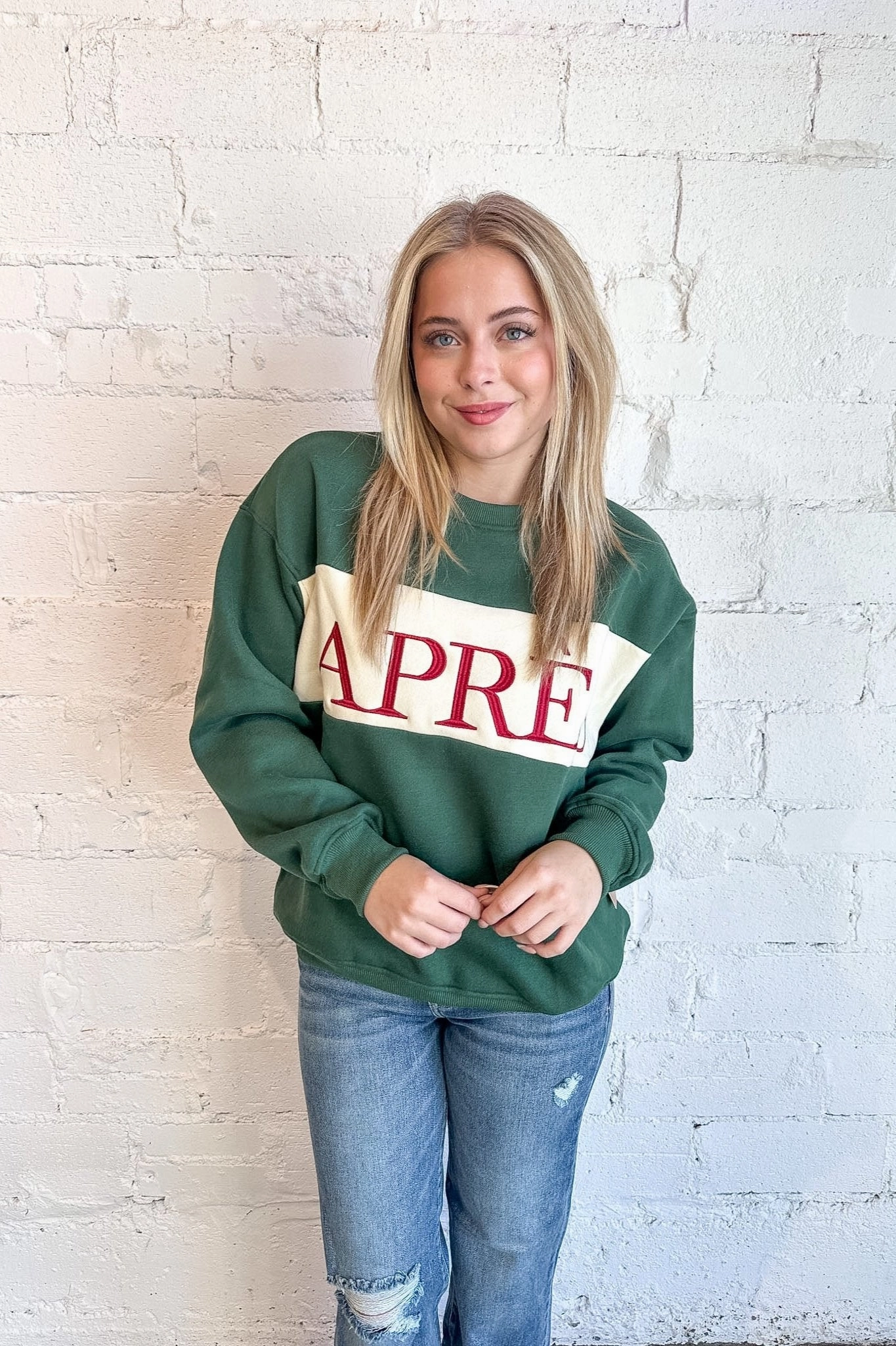Sustainable Material Apres Crewneck Sweater