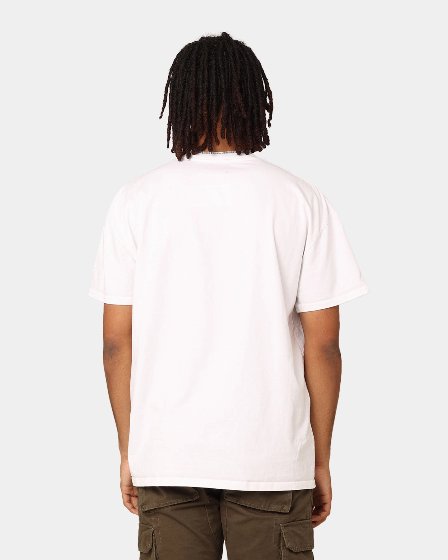 American Thrift X Power Rangers Green Ranger Big Head Heavyweight T-Shirt White Weighted Hem Design AntiFade Treatment