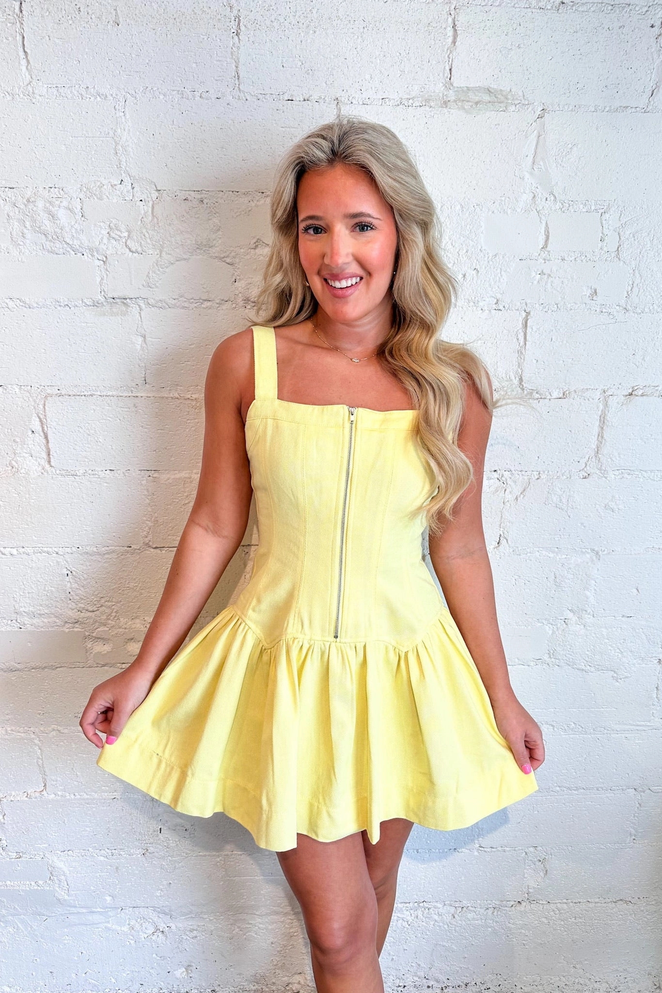 Sunshine Twist Mini Dress Gender Free