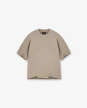 Everyday Comfort Initial Boxy T-Shirt - Dune
