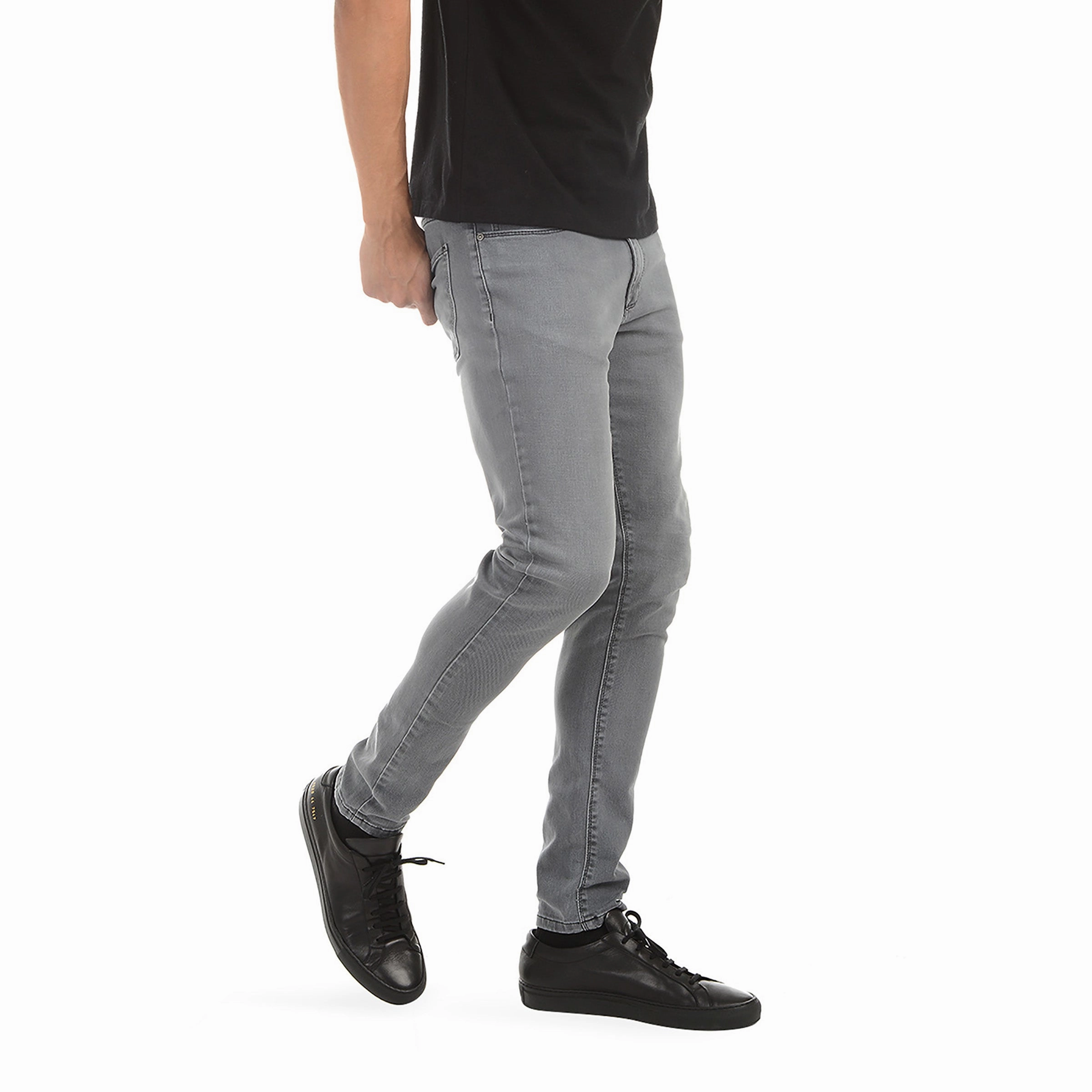 Sustainable Manufacturing Minimal Fashion Skinny Stone Jeans