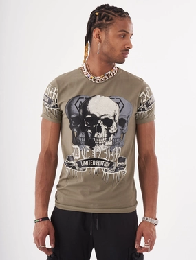 Active Layer SKULL CRUSHER T-SHIRT | GREEN