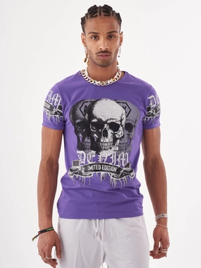 Effortless Comfort Timeless Design SKULL CRUSHER T-SHIRT | PURPLE