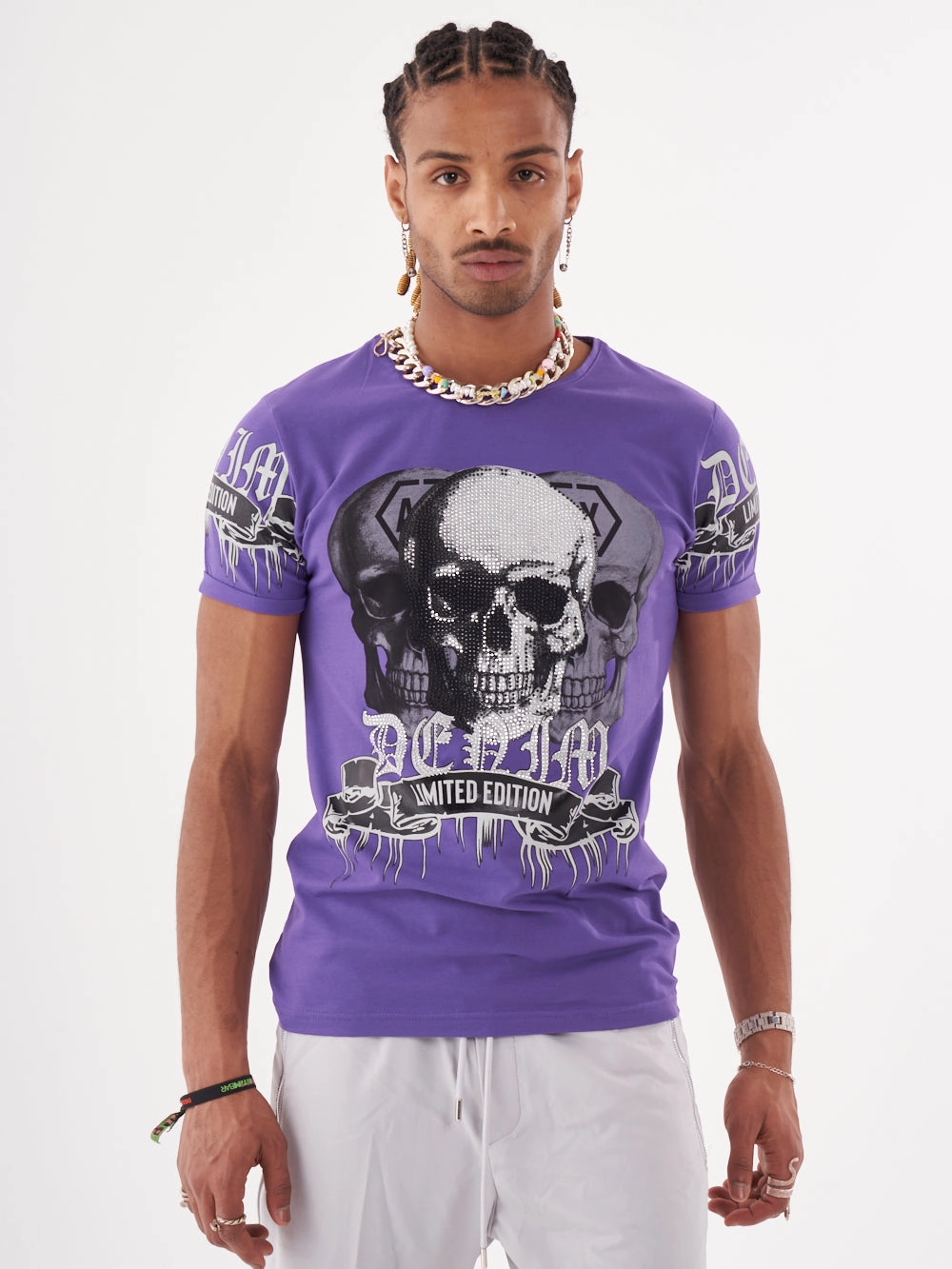 Effortless Comfort Timeless Design SKULL CRUSHER T-SHIRT | PURPLE