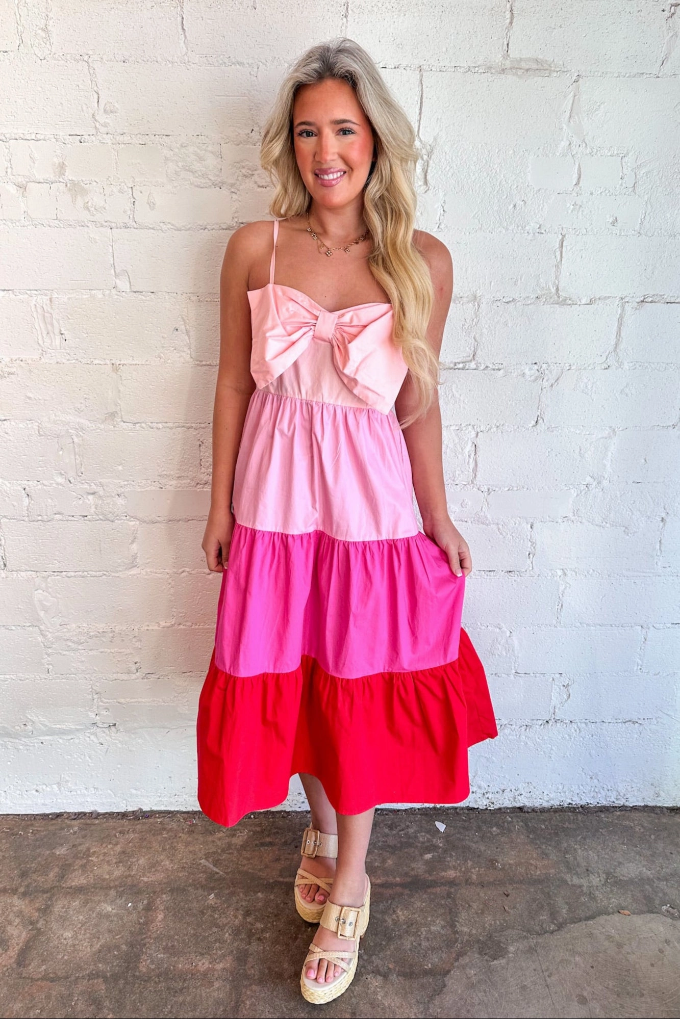 Blair Midi Dress Skin Touch Flowing Fit