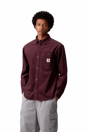 Seasonal Trend Reinforced Side Vents Long Sleeve Flint Shirt in Rondo
