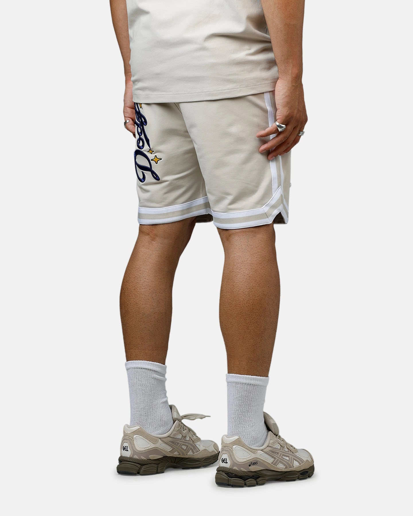 New Era Los Angeles Dodgers 'Logo Select' Summer Shorts Stone Quick Dry Fit