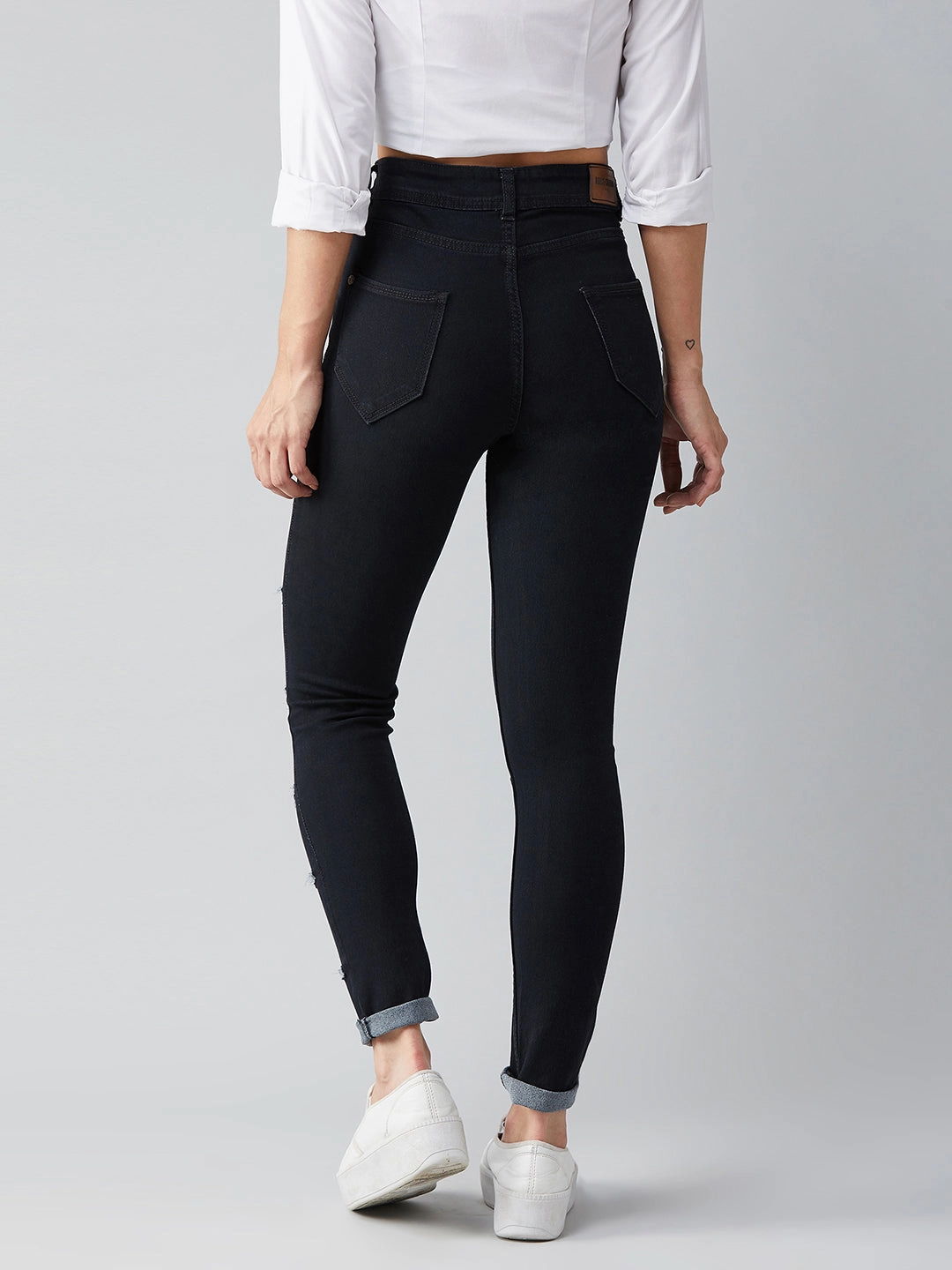 Fashion friendly Women's Black Slim High-Rise Denim Jeans
