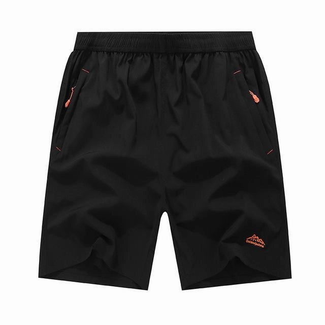 West Louis? Summer Solid Leisure Quick-Drying Shorts DoubleLayeredKnees